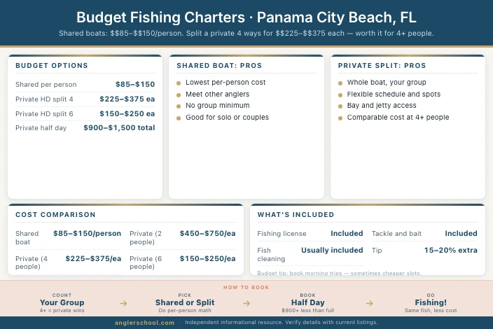 Best Budget Fishing Charters in Panama City Beach