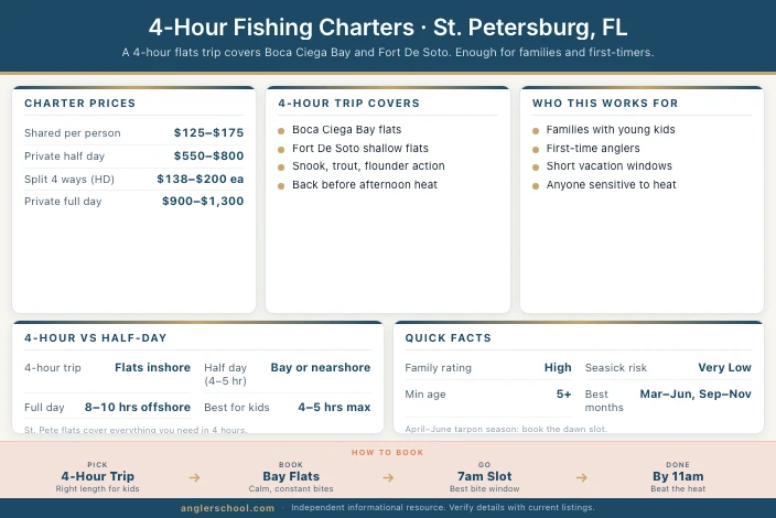 Best 4-Hour Fishing Charters in St. Petersburg, FL