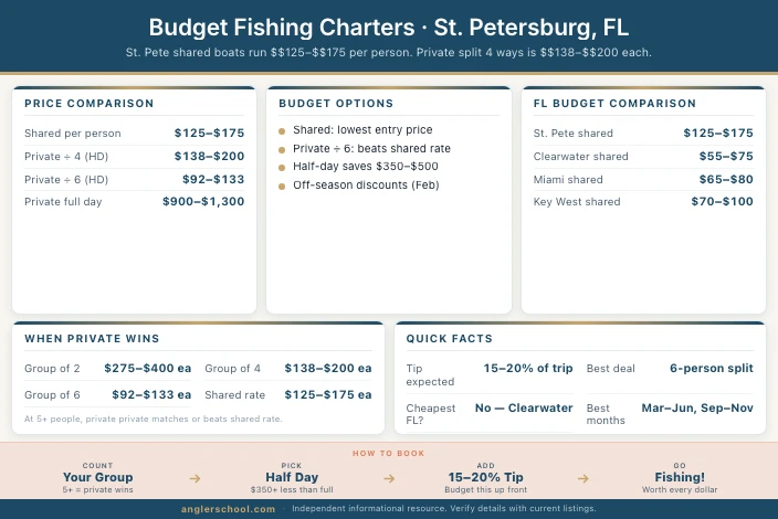 Best Budget Fishing Charters in St. Petersburg, FL
