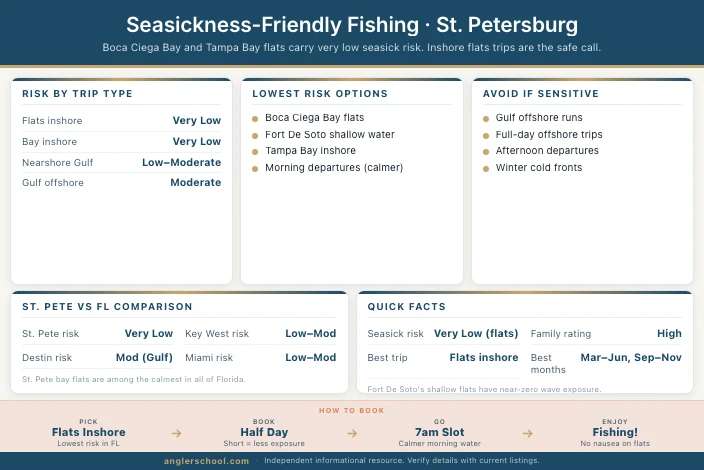 Seasickness-Friendly Fishing Trips in St. Petersburg, FL