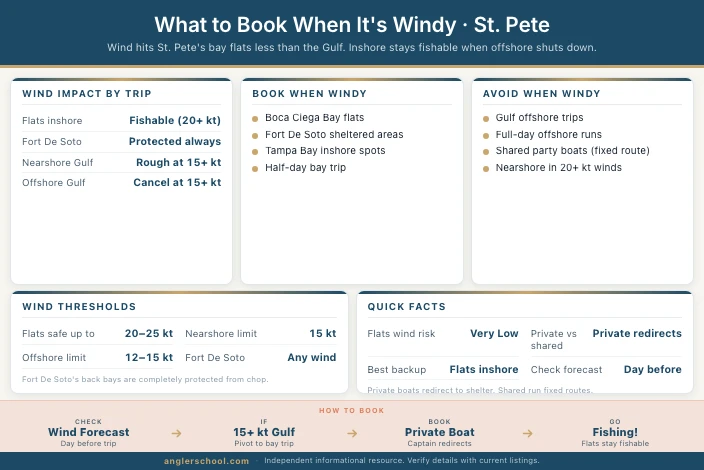What to Book When It's Windy in St. Petersburg, FL