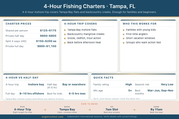 Best 4-Hour Fishing Charters in Tampa, FL