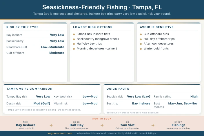 Seasickness-Friendly Fishing Trips in Tampa, FL